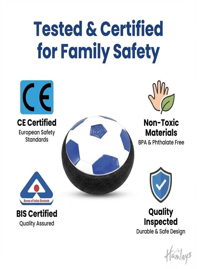 هامليز كرة قدم هوائية - أزرق | آمنة ومناسبة للإهداء - Image 5